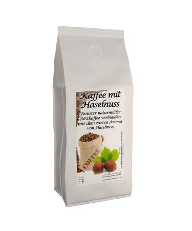 Aromatized coffee with hazelnut 250g whole beans freshly roasted by us