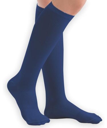 Buy Women's Compression Trouser Socks 20-30 mmHg - Large Navy - Made in the USA | International Shipping - Buy Online on GoSupps.com