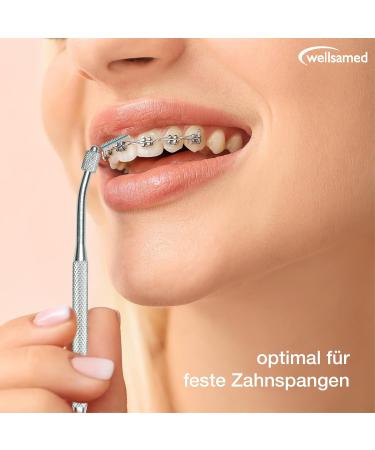 Wellsamed Wellsabrush Interdental Brushes Refill Pack - 4S 0.4mm 10 Pieces - White | International Shipping Available - Buy Online on GoSupps.com
