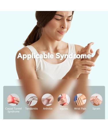 Adjustable Wrist Brace for Carpal Tunnel Relief | Tendonitis Arthritis & Injury Support | Left & Right Hand Splint - Buy Online on GoSupps.com