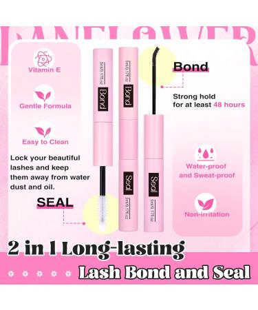 Lanflower Lash Clusters Kit - 120D Thick Volume Waterproof Eyelash Extensions with Bottom Lashes | Fluffy D Curl Individual Lashes (10-18mm) - Ideal for International Shipping - Buy Online on GoSupps.com