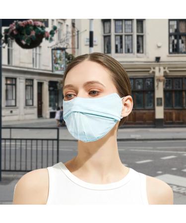 UV Protection Masques | UPF 50+ Anti-UV Face for Women - Breathable Face Quick Drying Masque to Block UVA and UVB Rays for Hiking Travelling Blue - Buy Online on GoSupps.com