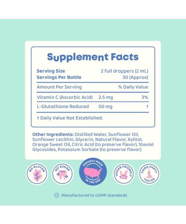 JoySpring Liposomal Glutathione Supplement for Kids | Supports Speech and Eye Contact | 50 MG Antioxidant L-Glutathione Drops | 2 oz Liquid Detox Supplement 1 Fl Oz (Pack of 1) - Buy Online on GoSupps.com