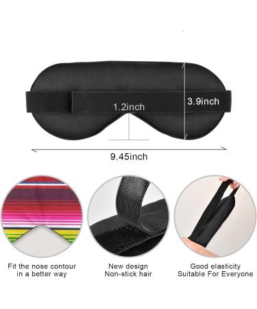 Adjustable Light Blocking Eye Mask for Deep Sleep | Haskirky Comfortable Sleep Mask for Travel, Yoga, Meditation | Men and Women - Buy Online on GoSupps.com