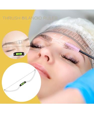 Eyebrow Ruler Eyebrow Sculpturing Ruler Eyebrow Guide Tool balance rule for precise eyebrow shapes Mappatu modeling template Silver - Buy Online on GoSupps.com