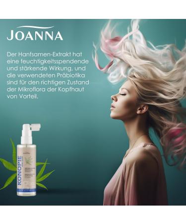 JOANNA Hemp hair care conditioner for hair loss moisturizing and strengthening with hemp seed extract and vital hair complex and biotin 100 ml - Buy Online on GoSupps.com