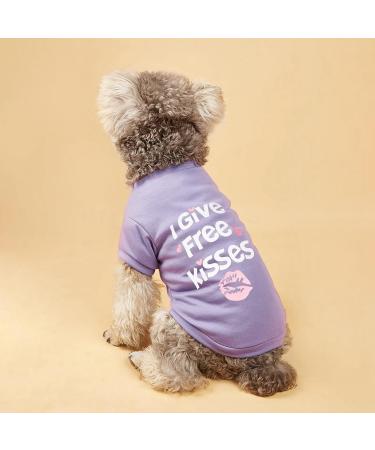 Breathable Spring Summer Pet Clothing - Cute Printed Outfits for Cats & Dogs (XS B) - Buy Online on GoSupps.com