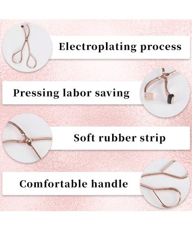 Eyelash Curler Local Lash Curler for Comfortable Cushion No Tugging(Rose Gold) - Buy Online on GoSupps.com