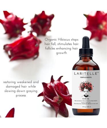 Laritelle Organic Hair Loss Treatment for Men & Women | Fortifying Follicle Fuel | Stop Shedding & Promote New Hair Growth | GMO-Free & Vegan | 4 oz - Buy Online on GoSupps.com