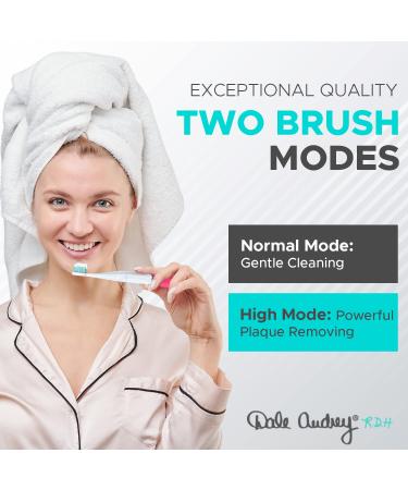 Quick Sonic Electric Toothbrush for Adults | Smart Rechargeable Toothbrush for Deep Cleaning & Superior Plaque Removal | Pink - Buy Online on GoSupps.com