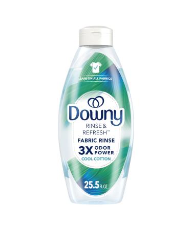 Downy Liquid Rinse & Refresh Fabric Rinse Cool Cotton Scent 25.5 Ounce Clear