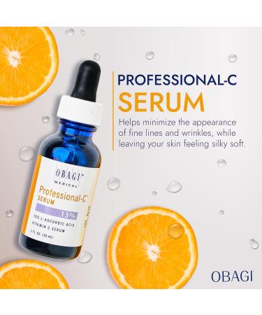 Obagi Skincare Essentials Set | Professional-C Serum Sun Shield SPF 50 & Retinol Cream Best International Shipping - Buy Online on GoSupps.com