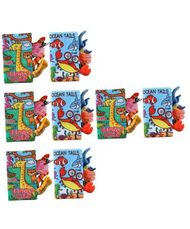 Abaodam 8 Stk tear -resistant fabric book Interactive toy Tierbuch fabric book of the early education baby book toys for toddlers toy toddlers.