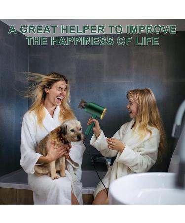 Pahetawa 1800W Travel Hair Dryer with Ionic Technology - Fast Drying & Compact - Reduce Frizz - Lightweight & Low Noise - Green - Buy Online on GoSupps.com
