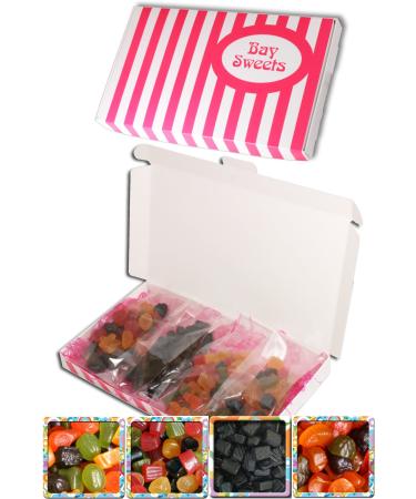 Gift Sweets - 125g Lion Football Gums 125g Lion Midget Gems 125g Lion Liquorice Gums & 125g Lion Fruit Salad Gums