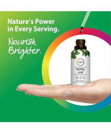 Rainbow Light Nettle Leaf Liquid Extract | 2 Fl Oz | Super Concentrated | Alcohol Free | Non-GMO and Gluten Free Herbal Supplement - Buy Online on GoSupps.com
