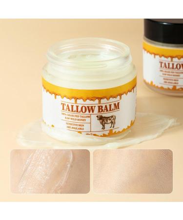 Tallow Face Body Cream | Tallow Facial Moisturizer | Natural Body Lotion Balm for Sensitive Skin Grass Fed Beef Tallows Moisturizer Cream Perfect for Nourishing Dry Skin Lotion - Buy Online on GoSupps.com
