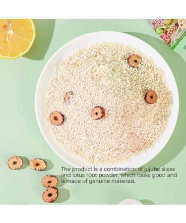 SIJIYUNLI-Red Date Lotus Root Powder 500g/17.63oz breakfast Fast food is suitable for people who are in a hurry to work 2 - Buy Online on GoSupps.com