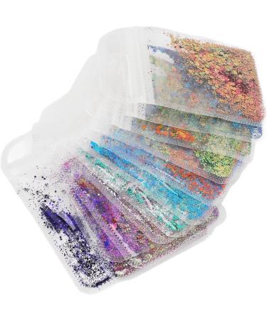 12 Colors Chunky Holographic Body Glitter Gel - Face Nail Art & Halloween Sparkles - Buy Online on GoSupps.com