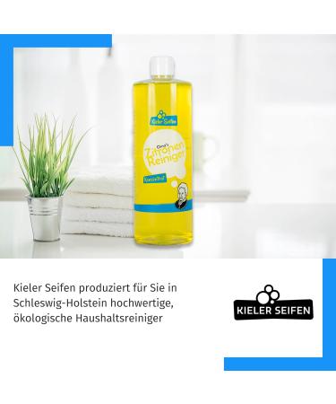 Kiel Soaps Grandma's Lemon Cleaner 1L - Powerful Citrus Cleaning Concentrate for Kitchen & Bathroom | Fresh Lime Fragrance - Buy Online on GoSupps.com
