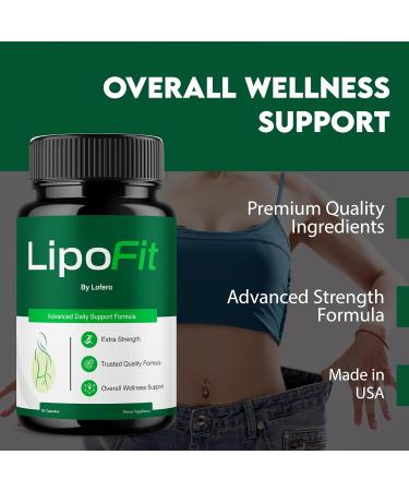 Lipofit Capsulas Lipo Fit Capsules Loss Support Formula Extreme Pastillas Pills All Natural Advanced Strength Supplement for Overall Health & Wellness Maximum Energy Healthy Digestion (60 Capsules) - Buy Online on GoSupps.com