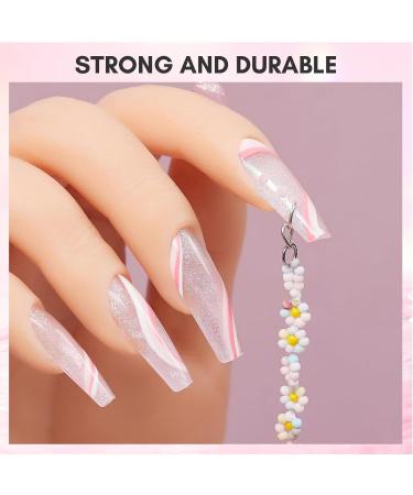 Makartt Solid Gel Builder for Nails 15ml Pink Glitter Nail Extension 3D Gel Sculpting Nail Art UV Nail Glue for Press on Nails Rhinestone Gel Molding Lamp Cured Twinkling Ballet - Buy Online on GoSupps.com