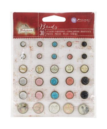 Prima Marketing Debutante Brads (30/Pack)