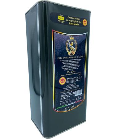 New Oil 2023 Extra Virgin Olive Oil DOP Lametia 100% Italian Carolea Monoculture Cold Extract Made In Calabria De Luca Italian Excellence Who Makes You Dream The World (5 Liters) - Buy Online on GoSupps.com