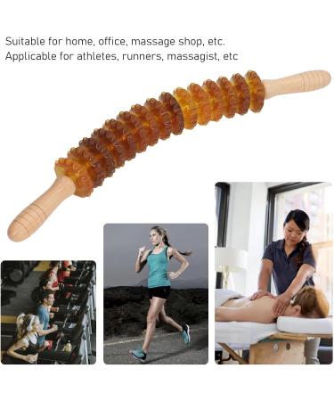Shop Sungooyue 15-Roll Trigger Point Massage Device - Hand-Held Muscle & Lymph Drainage Massager for Arms Legs Thighs & More - Yellow - Buy Online on GoSupps.com