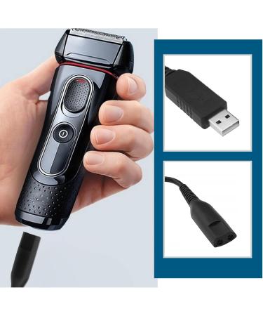 Emagentech Electric Shaver Replacement Charging Cable - Compatible with Braun 3020s 3080s 760cc 790S 190S 5190cc 5210 9095cc - Buy Online on GoSupps.com