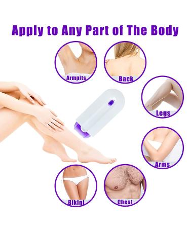 Silky Smooth Hair Eraser - Painless Hair Removal for Any Body Part in Blue - Buy Online on GoSupps.com