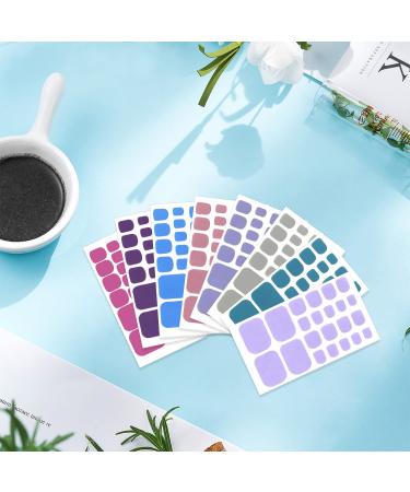20 Sheets 440 Pcs Toenail Stickers - Stylish Nail Art Wraps for Women | Gel Nail Strips & Polish Stickers for Toes - Buy Online on GoSupps.com