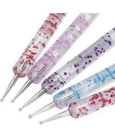 Dotting Pen Nail Art Brushes Duble Ended for Women Girls for Nail Polish Nail Art Fine Painting - Buy Online on GoSupps.com