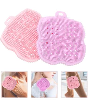 SOLUSTRE Silicone Body Scrubbing Pad | Shower Brush for Body & Face | Non-Scratch Kitchen Scrubber | Multipurpose Cleaning Tool - Buy Online on GoSupps.com