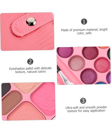 FOMIYES 4pcs 33 Makeup Palette Eyeshadow Girls Play Makeup Folding Eye Shadow Pan Makeup Tools Flash Miss - Buy Online on GoSupps.com