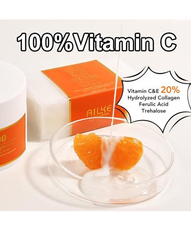 AILKE BOOST LUSTER AILKE Organic vitamin C brightening soap with shea butter coconut oil goats milk reduces wrinkles antiaging improves skin elasticity for face and body 200 g pack of 5 pieces - Buy Online on GoSupps.com