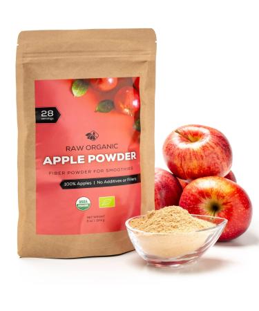 Freeze-Dried Organic Apple Powder - Superfood Fiber Smoothie Fruit Powder | Powdered Whole Apples incl Peel & Juice | 100% Raw Fruits & No Additives | Vegan USDA Certified Nordic Fruit Powders