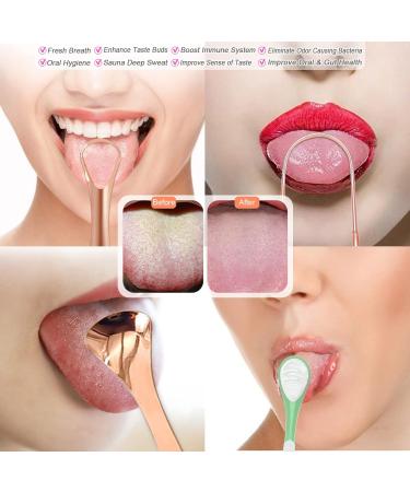 Tongue Scraper for Adults & Kids - Silicone Double-Sided Tongue Cleaner for Bad Breath - 4 Pack Oral Care Tool - Buy Online on GoSupps.com