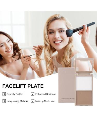 Pressed Powder Bronzer | Delicate Face Bronzer Makeup Contour Palette Lightweight Contouring & Highlighting Makeup Pressed Powder Shimmer Bronzer for Women and Girls Contour Powder Group a - Buy Online on GoSupps.com