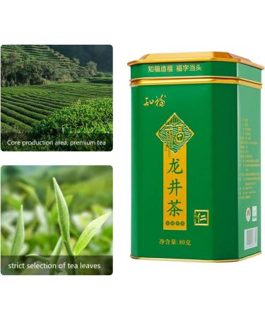 Longjing Tea 80g28oz PreRainy Longjing Tea Full and Persistent With a Sweet and Refreshing Taste Canned Spring Tea Leaves Gifts for the Elderly Colleagues Friends - Buy Online on GoSupps.com
