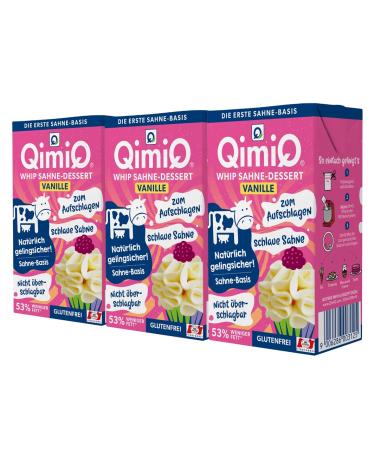 QimiQ Whip Cream Dessert (Vanilla 3x250g) Vanilla 3x250g