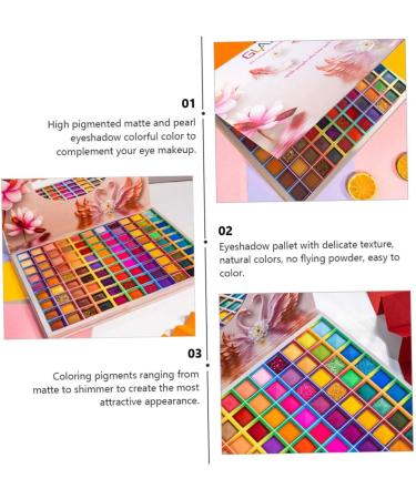 Angoily 1 Box Eyeshadow Palette Highlighters Makeup Pallette Eyeshadow Pallet Glitter Powder Cosmetics - Buy Online on GoSupps.com