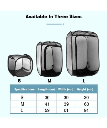 Makluce N/P Large Monarch Butterfly Habitat Mini Cage Mini Plant Greenhouse Insect And Butterfly Cage Pop-up Collapsible Insect Mesh Cage With Zipper Protection For Easier Clean judicious - Buy Online on GoSupps.com
