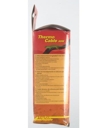 Buy Lucky Reptile 80W Thermo Cable - 6.5m Waterproof Heating Cable for Terrariums - Fast & Even Heating Accessories - Buy Online on GoSupps.com
