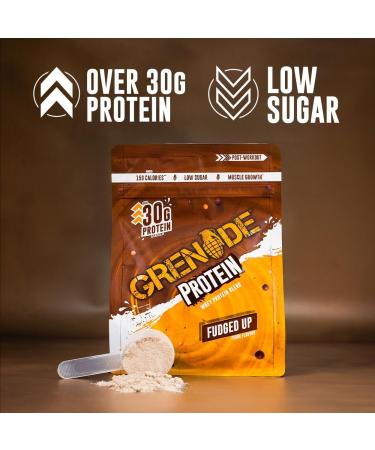 Grenade Fudged Up Whey Protein Powder - 30g Protein, Low Sugar (12 Servings) - Buy Online on GoSupps.com