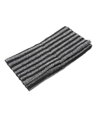 Zerodeko 4 Pcs Striped Bath Towel Exfoliating Towel Shower Scrubber Towel Back Scrubber Exfoliating Bath Towel Dead Body Scrub Sponge Bath Cleaning Towel Polyester Household Pull Back Scarf