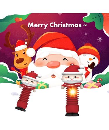 Santa Claus Sensory Tubes - in The Dark Santa Claus Sensory Tubes - Fine Motor Training Learning Toys for Toddlers Kids Stocking Stuffers Educational Toys Xiaoguozi Without Light - Buy Online on GoSupps.com