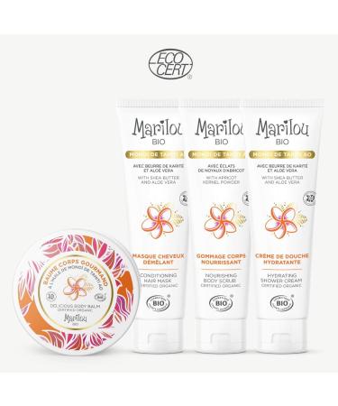 Marilou Bio - Mono range - Nourishing Body Scrub with Tahitian Monoi Oil - Tube of 150 ml - for skin always on holiday! - Buy Online on GoSupps.com