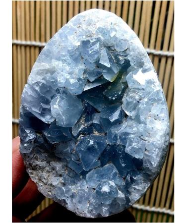 Crystal Rough Natural Blue Celestite Geode Crystal Quartz Rock Specimen Beautiful (Size : 250) - Buy Online on GoSupps.com