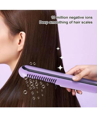 Buy Cordless Hair Straightener Brush - Portable Ionic Comb for All Hair Types | Compact Design & Constant Temperature - Buy Online on GoSupps.com